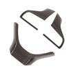 3pcs Dry Carbon Fiber Steering Wheel Panel Frame Trim Car Accessories Replacement for ES LX RX 2012‑2018