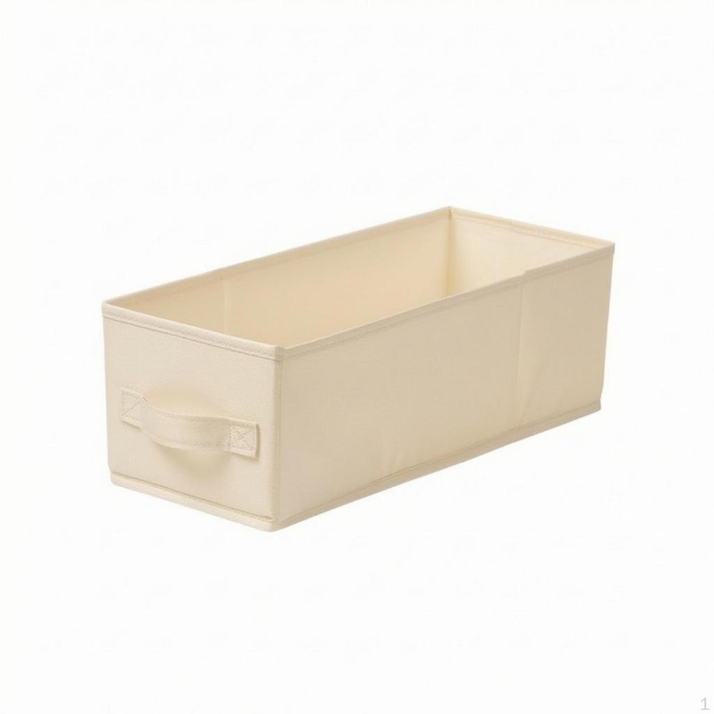 Textile Storage Box SoftSided with Handle Opencloset Top Organizer for Wardrobe, Shelf