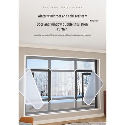 JINGRX Windproof Thermal Insulation Window Film Curtain