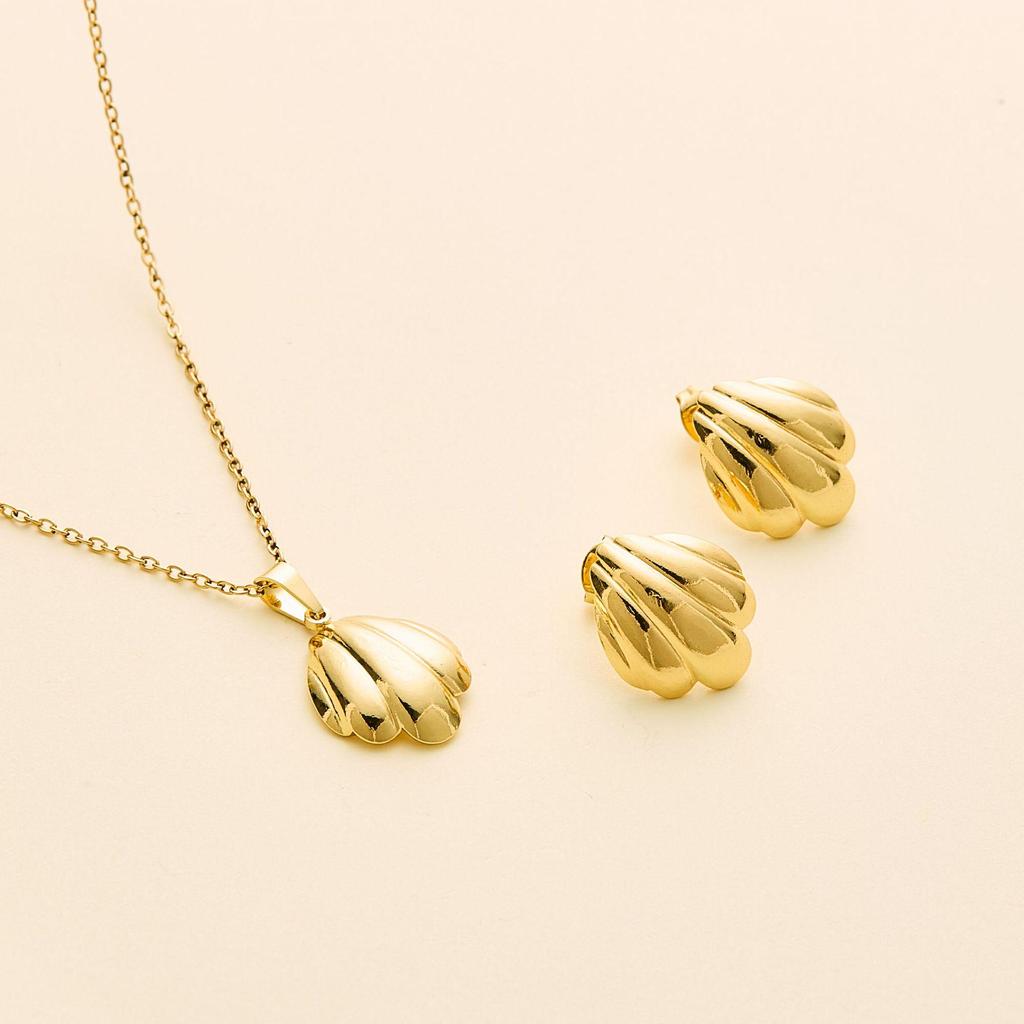 Stainless Steel Butterfly Earring & Necklace Set - Summer 2026 Collection