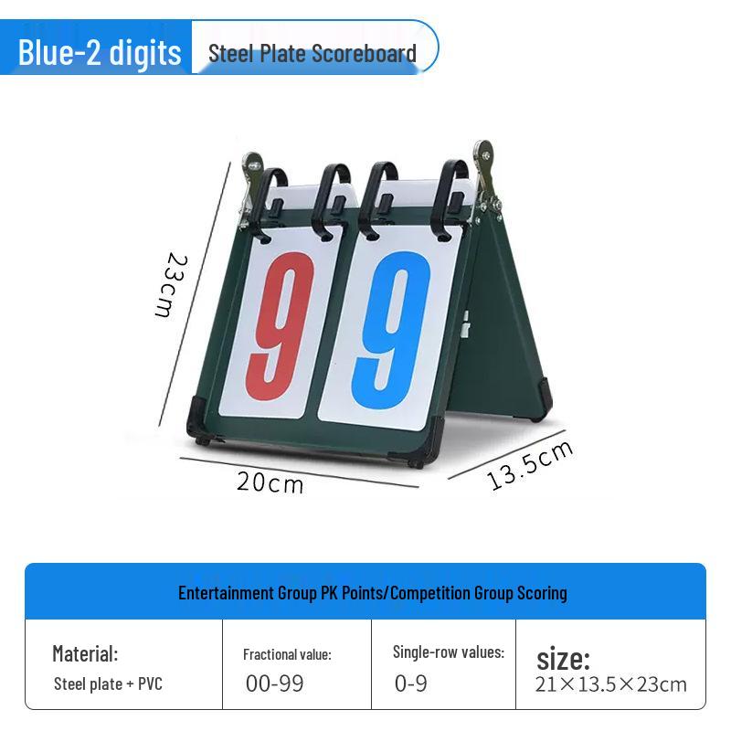 Vändbar poängtavla för basket & bordtennis