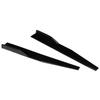 29.3in Car Side Skirt Rocker Splitters Universal AntiScratch Protector Glossy Black Modified Parts