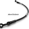 60CM Universal Motorcycle Brake Line Aluminum Head Fuel Line Disc Brake Hose Parts For ATV Motorcycle Motocross
