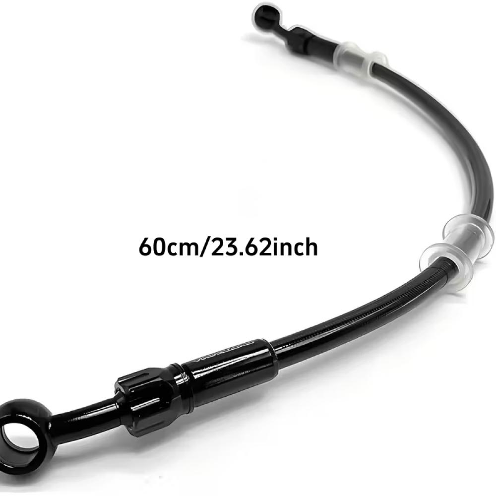 60CM Universal Motorcycle Brake Line Aluminum Head Fuel Line Disc Brake Hose Parts For ATV Motorcycle Motocross