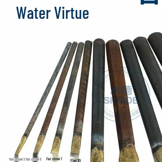 Handmade Alloy Steel Chisel Set for Stone and Seal Carving - New Stonemason Tool