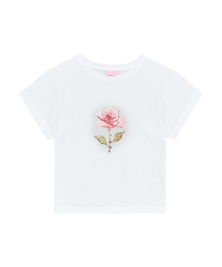 Isjabaibeu Glass Flower T Shirt