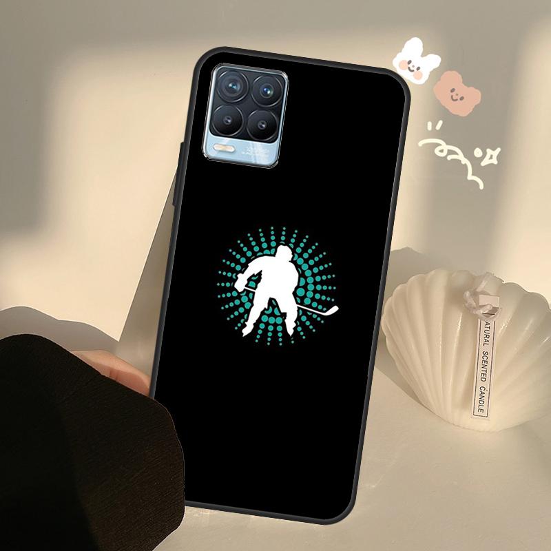 Ice Hockey Rink Sport Case For Realme C71 C63 C61 C55 C51 C53 C25 C65 C67 C75 11 12 13 14 15 Pro Plus GT6 GT7 Pro