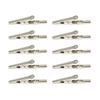 10Pcs/Set Nickel Plated Alligator Clips 51mm 10A Battery Clamps  Electrical Testing