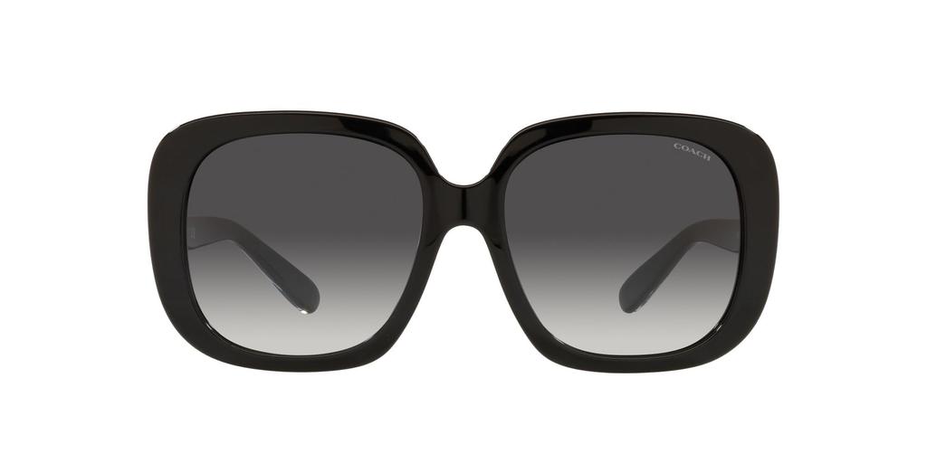 Coach HC8323U BLACK 56 Women's Sunglasses,