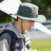Verstellbare einfarbige Sonnenhüte Polyester Hut mit breiter Krempe Fischerhut Sonnenhut mit großer Krempe Reiten Angeln