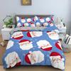 Merry Christmas Bedding Set King Queen Twin Size Duvet Cover Holiday Decorations For Bedroom