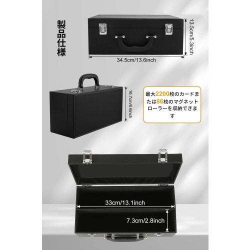 HG CHASING TRIBE Deck Case, Trading Card Case, Holds 2200 Cards [2025 Latest Upgrade] Magnetic Loader Case, Game Card Storage Box, Card Case, Trading