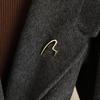 Double-sided Wool Coat Women's Autumn and Winter New Large Lapel Slim and Thin High-end Woolen Coat
