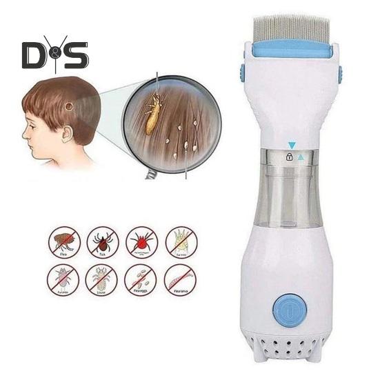 Pet Hair Flea Remover Pet Comb Stainless Steel Teeth Combs Vaccum Comb Cooties Louse Catcher Deworm Device for Small Medium Large Pets