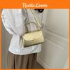 Trendy Street Style Fashion Fall Simple Single Shoulder Bag Medium Square Handbag