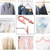 Multi Functional Travel Folding Clothes Hangers Portable Plastic Drying Rack for Business Trips Household Wardrobe Organziers