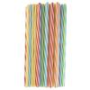 50x Reusable Plastic Straws for Drinks, Cocktails