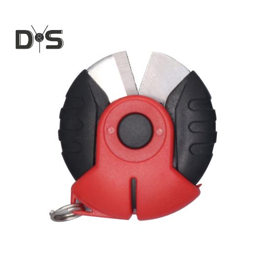 

Ножницы для рыбалки на открытом воздухе, портативные легкие острые лезвия из нержавеющей стали, круглый резак для лески из полиэтилена, режущие инструменты, рыболовные аксессуары красный/чёрный