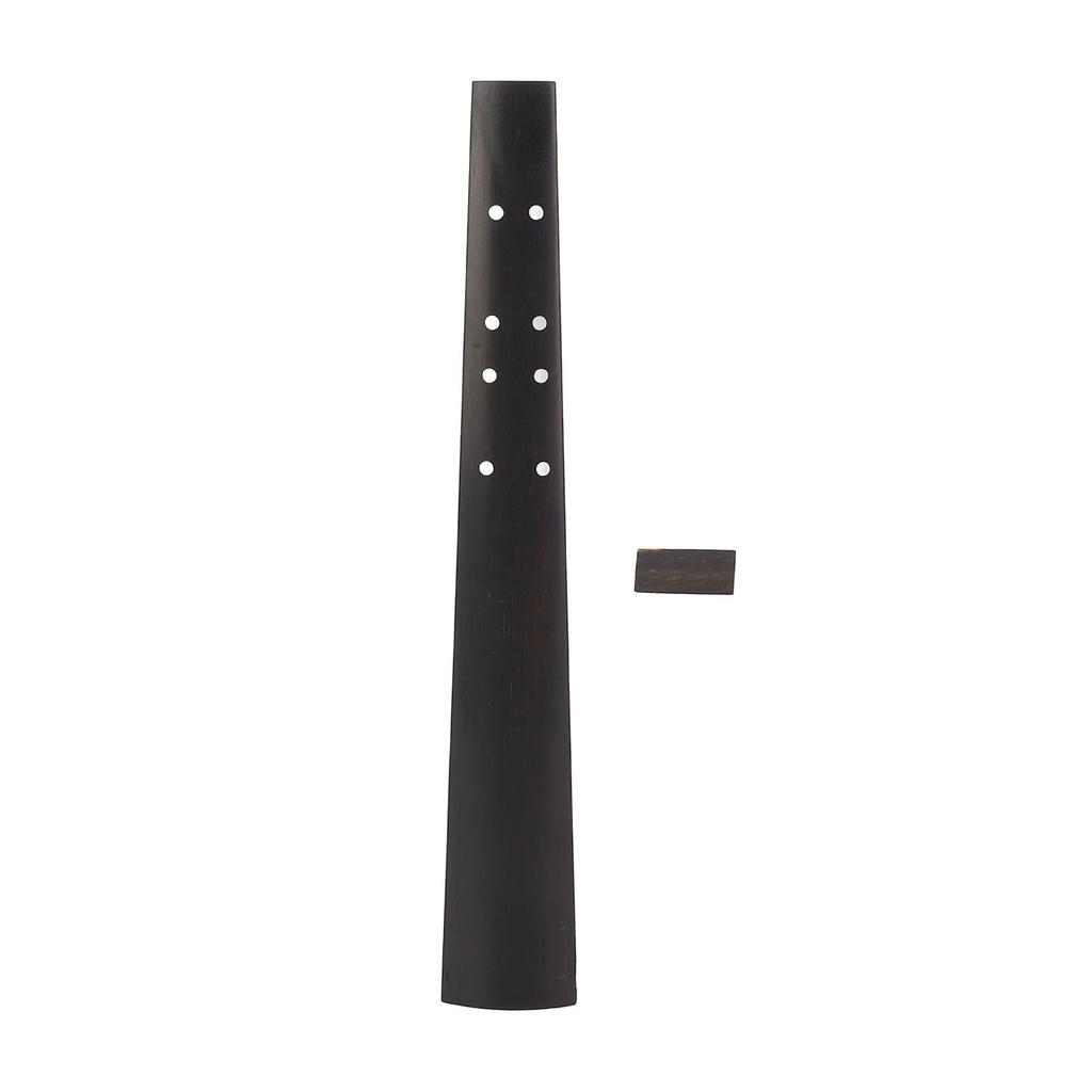 44 Full Size Violin Fingerboard Ebony Wood Violin Fingerboard Replacement Repair Part