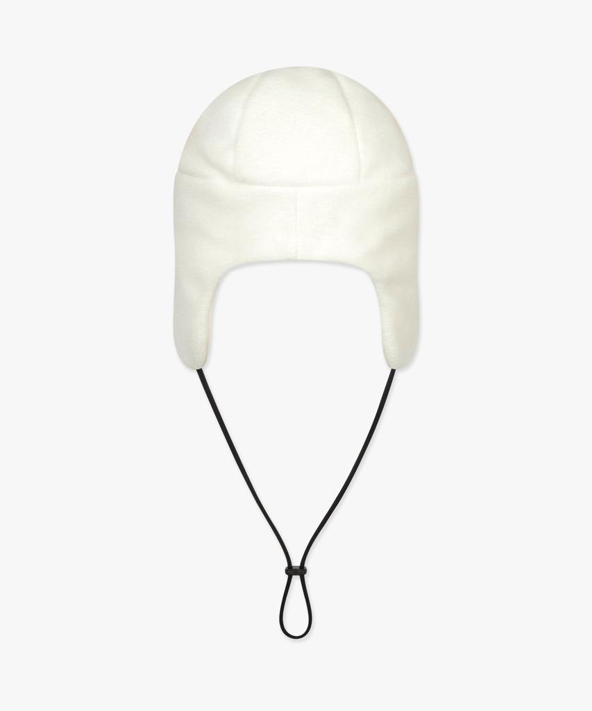LMC Oval Globe Fleece Earflap Beanie Ivory