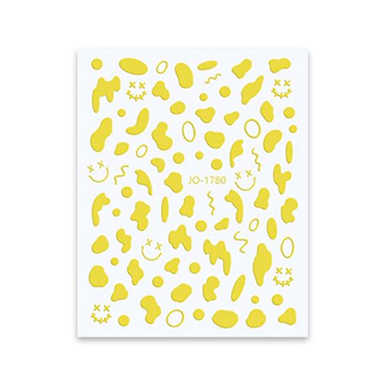 Nail Sticker Frame Decorative 2 Styles Beautiful Self-adhesive Sparkling DIY Art Decal for Salon