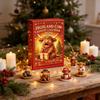 Highland Cow Christmas Countdown Calendar With 3d Tree Decorations For Holiday Gift And Brain Development