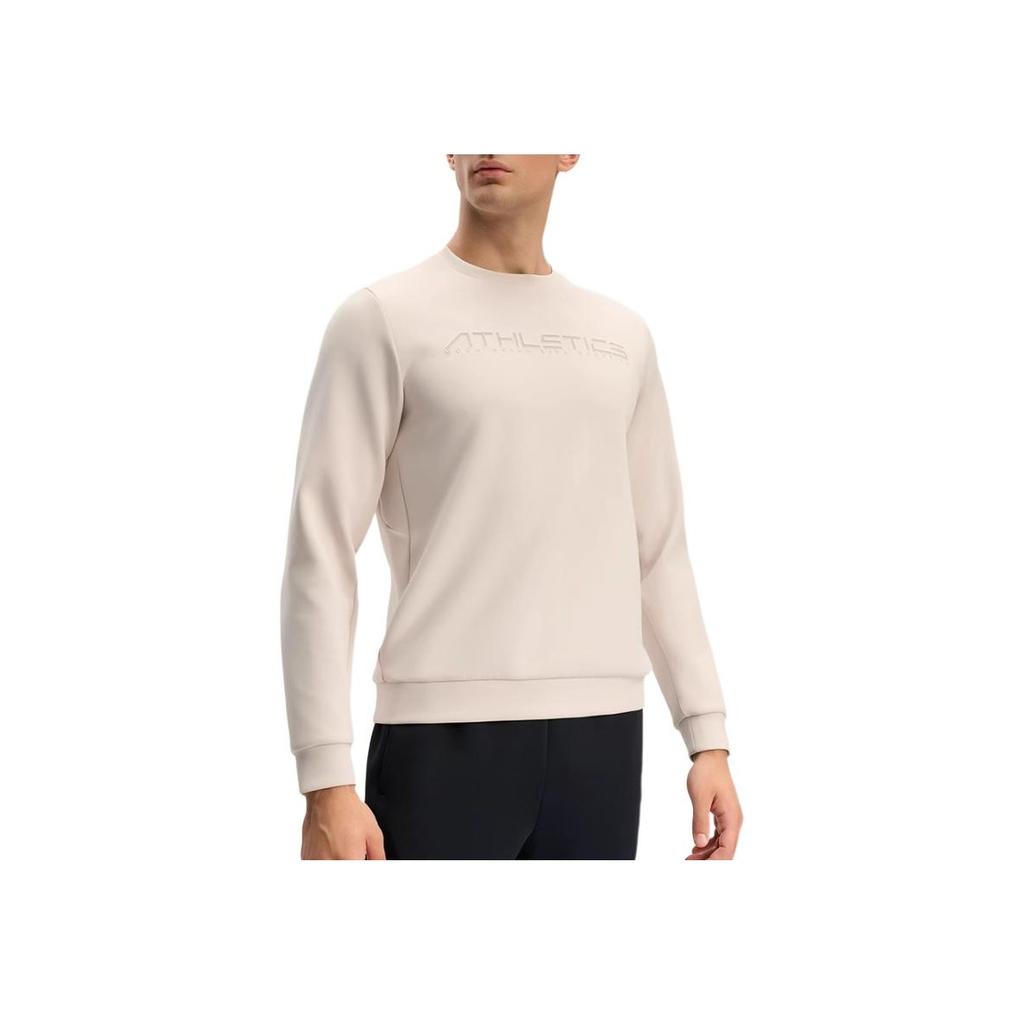 New FILA Sweatshirt Men's Milk Tea Beige A11M441218FBG