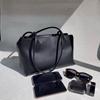 New Minimalist Style Premium Imported Calfskin Underarm Tote Bag Large Capacity Commuter Shoulder Bag Handbag