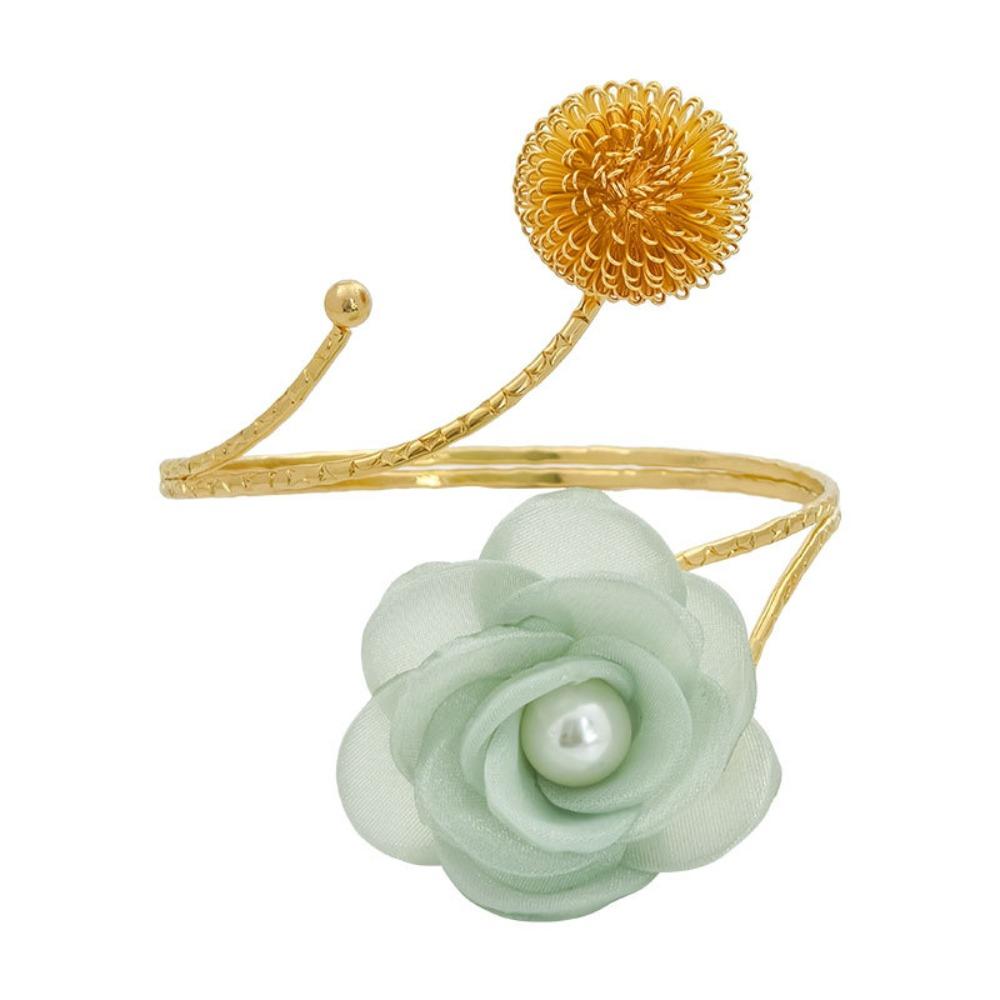 Modern Flower Curtain Straps Adjustable Metal Curtain Buckle Handmade Curtain Tieback