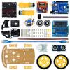 4WD Electronic Smart Car Kit for Arduino R3 Board with Speed Encoder And Battery Box DIY Robot Chassis Kit