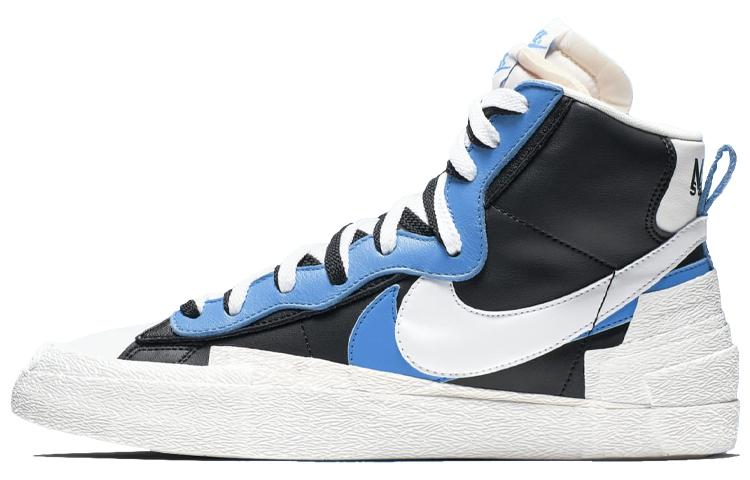 Nike X Sacai Blazer Mid Black Blue BV0072-001 36
