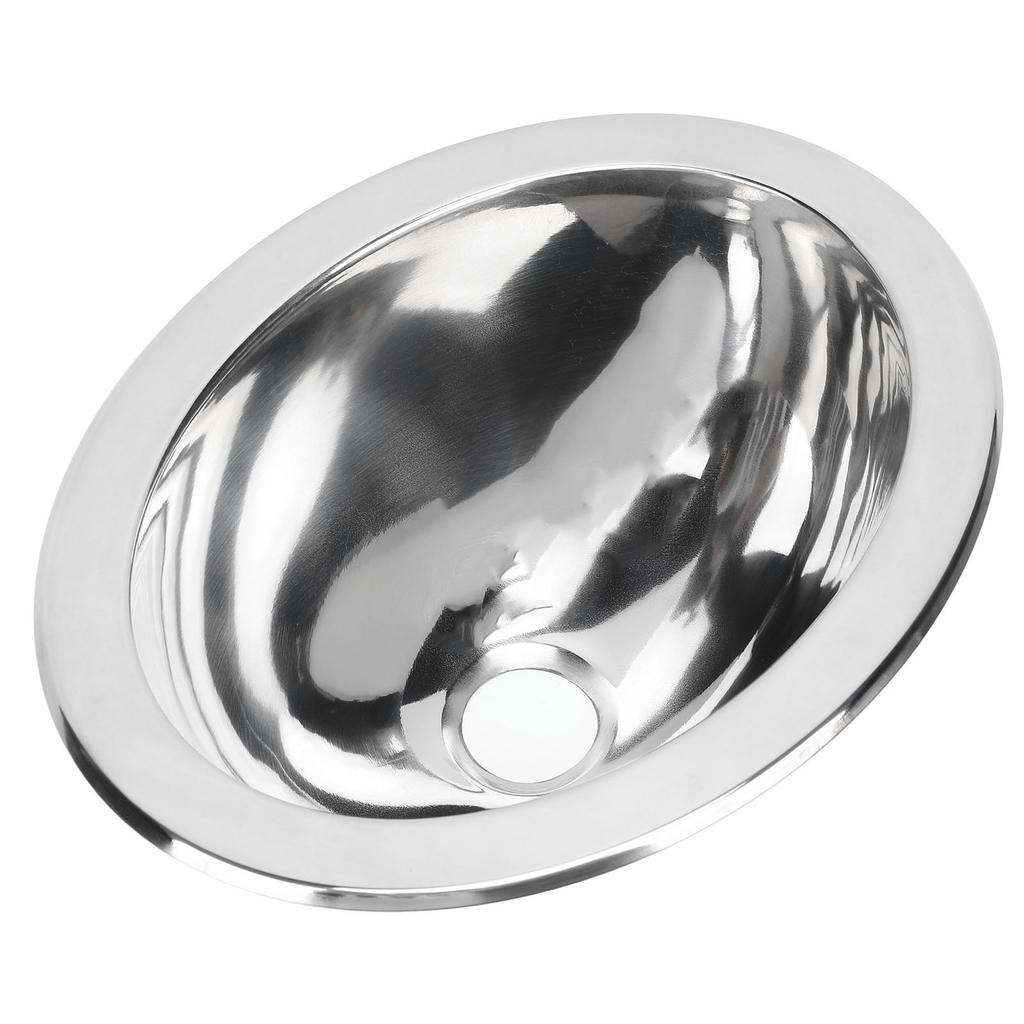 Jednodřezový barový dřez 290x220x120mm Leštěný nerezový kuchyňský dřez s 40mm odtokovým otvorem pro