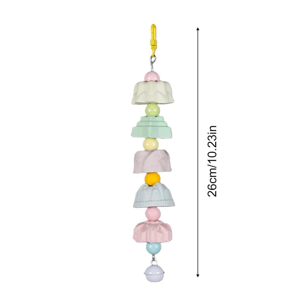 Bird Cage Toys Multifunctional Pet Grinding Supplies Colorful Parrot Beak Grinding Stones Toys For Macaws Sparrow Parakeet