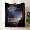 Celestial Scripture Blanket  Printed Blanket for Living Room Bed Couch Lunch Break Soft Cozy Blanket for Friend's Festival Gift