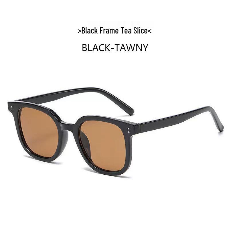 Dámské sluneční brýle s velkým rámem ve stylu korejských influencerů