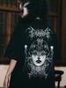 EKHLAS Tätowierer ARCS Tattoo Dark Rock Gothic Punk Priester Kurzarm-T-Shirt