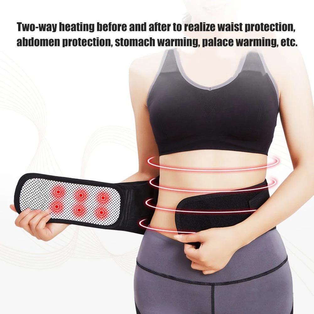 Adjustable Back Waist Support Belt Waist Self Heating Magnetic Therapy Lumbar Brace Massage Band Pain Relief Health Care