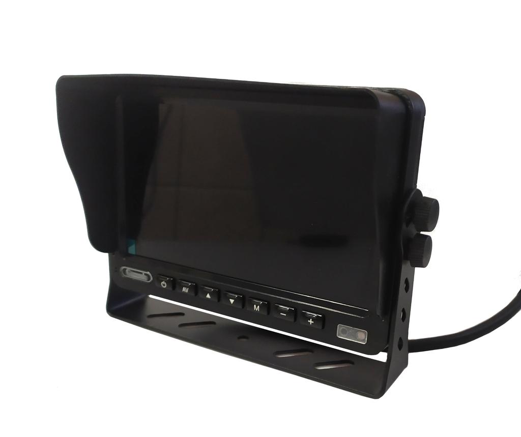 12.3" AHD 4ch Reversing Camera Monitor with DVR Recording