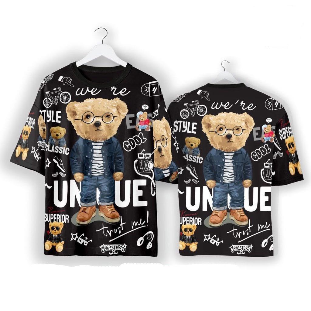 Pattern T-shirt | Ultra fine fabric | Cute casual | Men's and women's styles | Loose fit | Quick drying | Summer fashion | Fashion