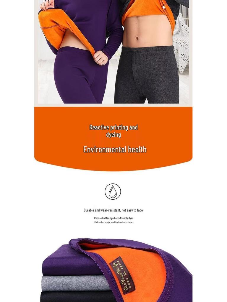 Men's and Women's Winter Thermal Underwear Long Johns Set