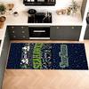 Seattle Seahawks Customize Your Name Kitchen Rug Runner Rug Laundry Mat Hallway Entryway The Best Gift Choice