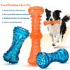TPR Squeaky Dog Toy Plastic Bone Shape Chew Toy for Dogs with Sound Teeth Cleaning Anti - Bite Molar Stick Pet Supplies