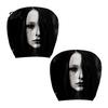 Anti-fouling Car Seat Protectors 2Pcs Ghost Face Headrest Covers, Halloween Horror Decorations, Easy Installation Sleeves Universal Fit Washable