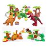40pcs Paradise Dinosaur Themed Assembly Building Blocks Set Children Puzzle Toys