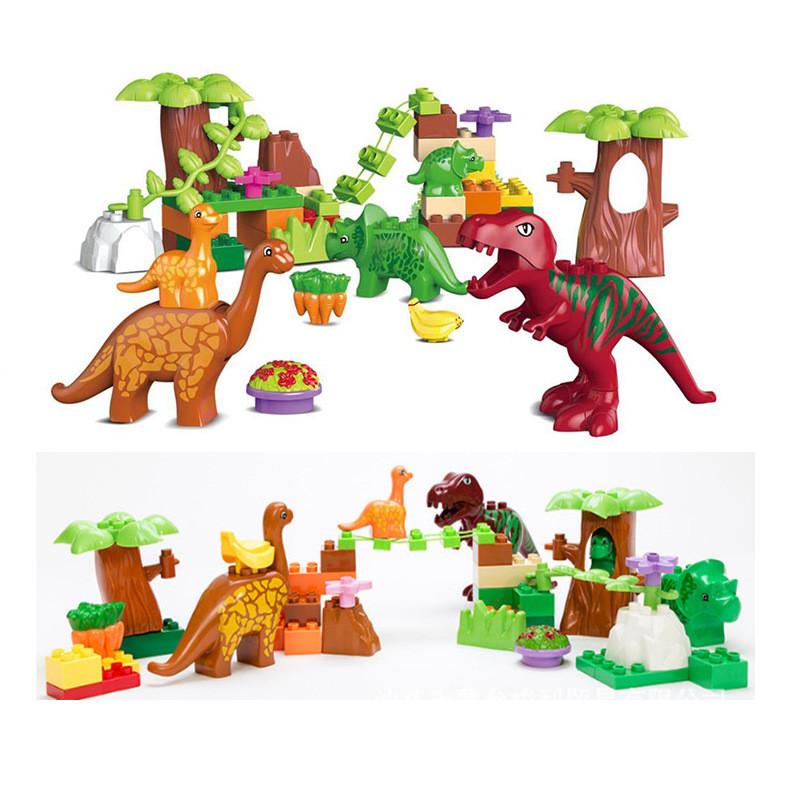 Paradise 40pcs Dinosaur Themed Assembly Building Blocks Set Children Puzzle Toys