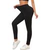 Autumn/Winter Plus Size Thick Velvet Black Base Layer Pants - European & American Style