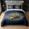 Leeds Rhinos Design Set Biancheria da Letto 1 Copripiumino + 2 Federe Morbido Traspirante Biancheria da Letto per la Casa