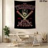 Warriors Pattern Home Decor Tapestry, Wall Hanging, Decorative RV Wall Cloth.MGT0918009