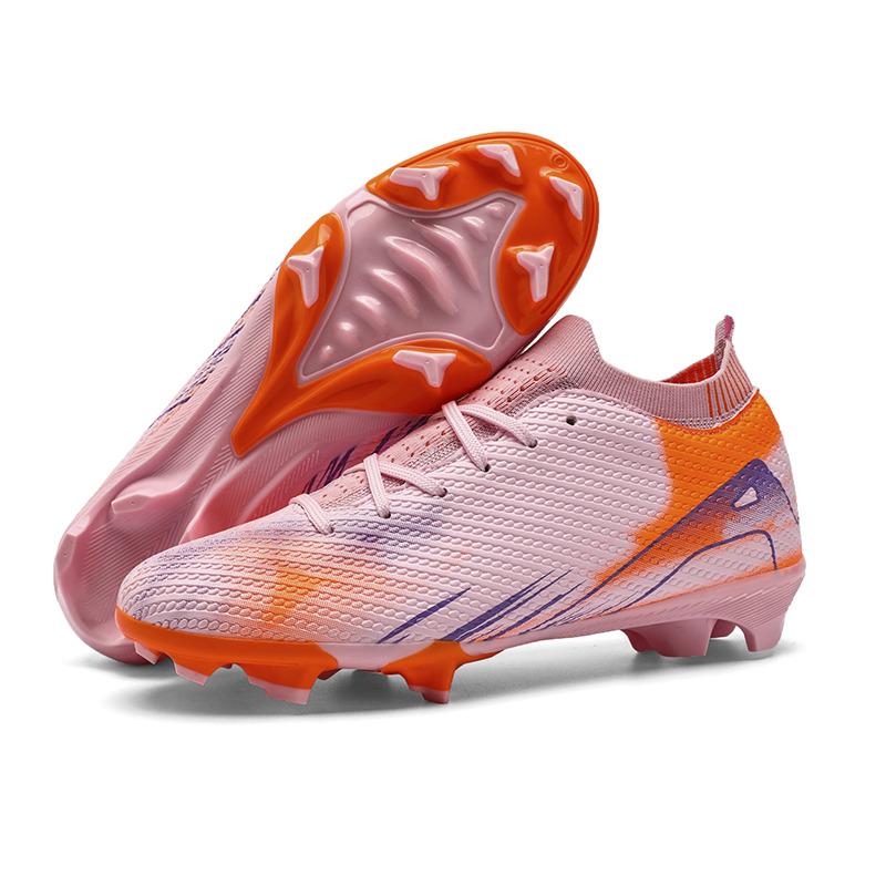 New Fashion Long Spikes Soccer Cleats for Men Women Breathable Socks Shoes Futsal Men Professional Football Sneakers Men
