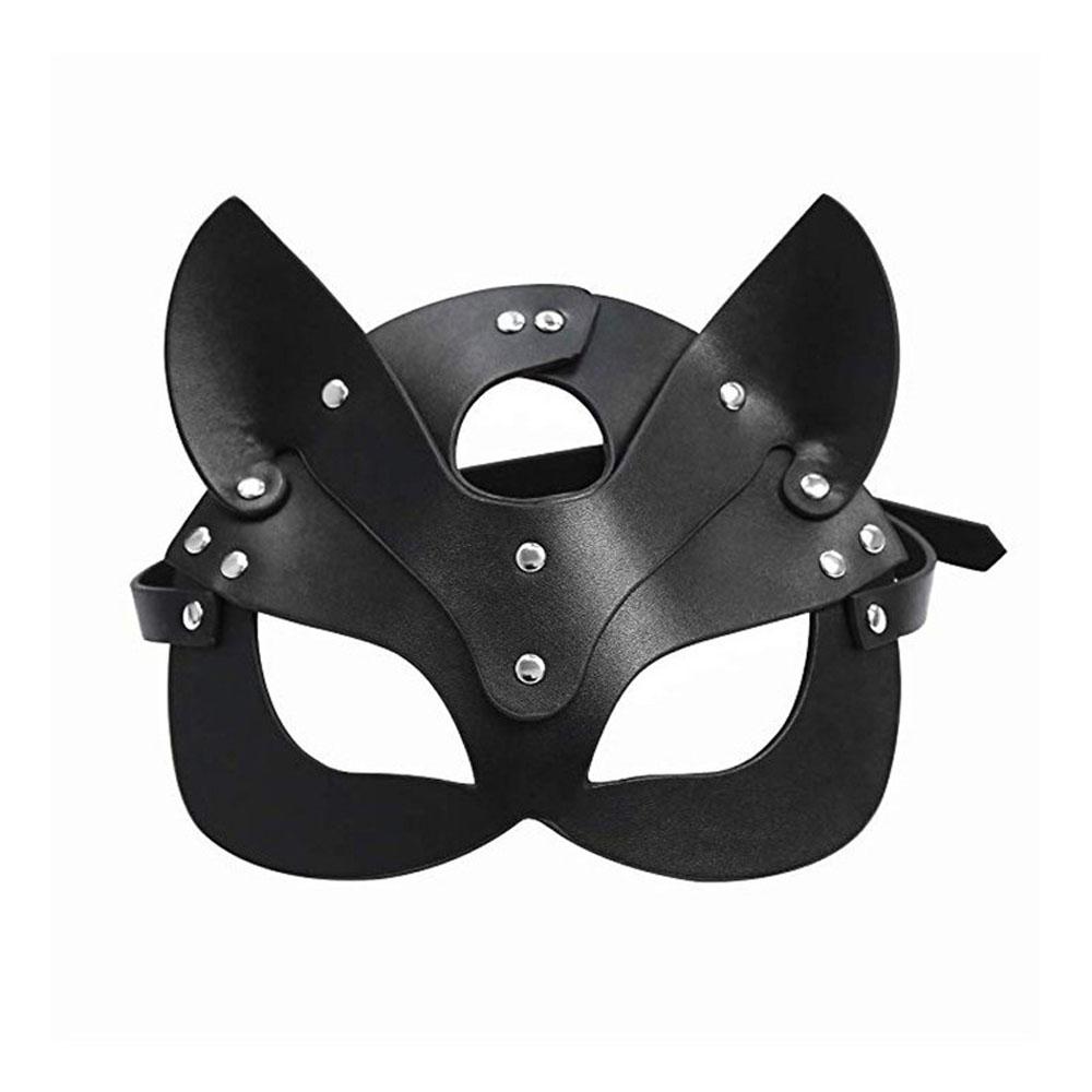 Role-playing Clubwear PU Leather Masquerade Cosplay Costume Accessories Party Mask Catwomen Mask